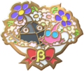 A badge in Pikmin Bloom.