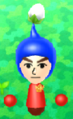 The Blue Pikmin Hat from Find Mii.