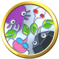 A badge in Pikmin Bloom.