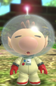 Captain Olimar as seen in Olimar's Expedition Log: Garden Survey.