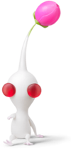 Transparent image of a bud White Pikmin from Pikmin 3.