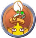 A badge in Pikmin Bloom.