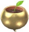 Icon of a golden reward seedling in Pikmin Bloom.