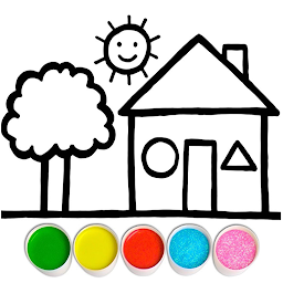 Icon image Glitter House coloring for kid