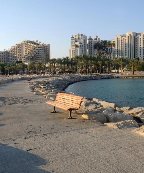 Una bonita panorámica de Eilat, una ciudad popular entre nuestros usuarios