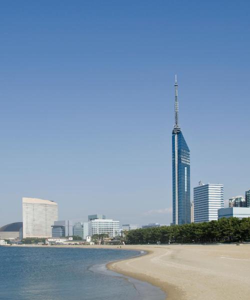 Een mooi uitzicht op Fukuoka, in de buurt van Luchthaven Fukuoka