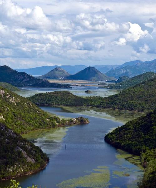 Uma bela vista de Shkodër