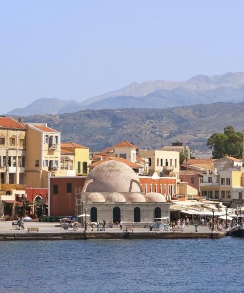 A beautiful view of Chania serviced by Chania International Airport