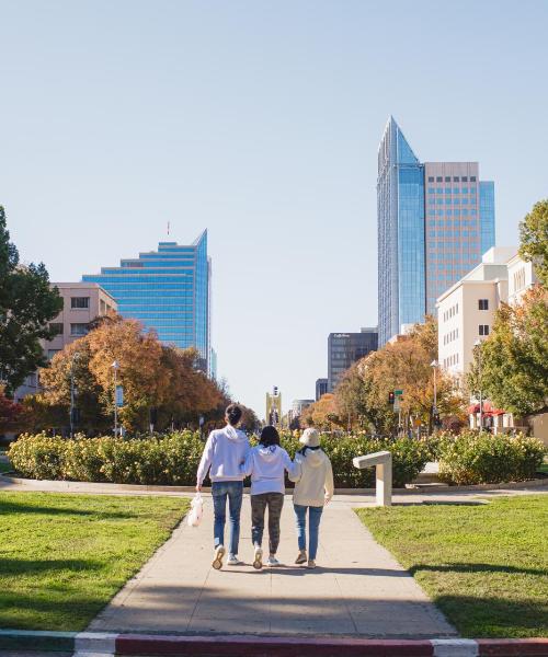 Krásny pohľad na mesto Sacramento