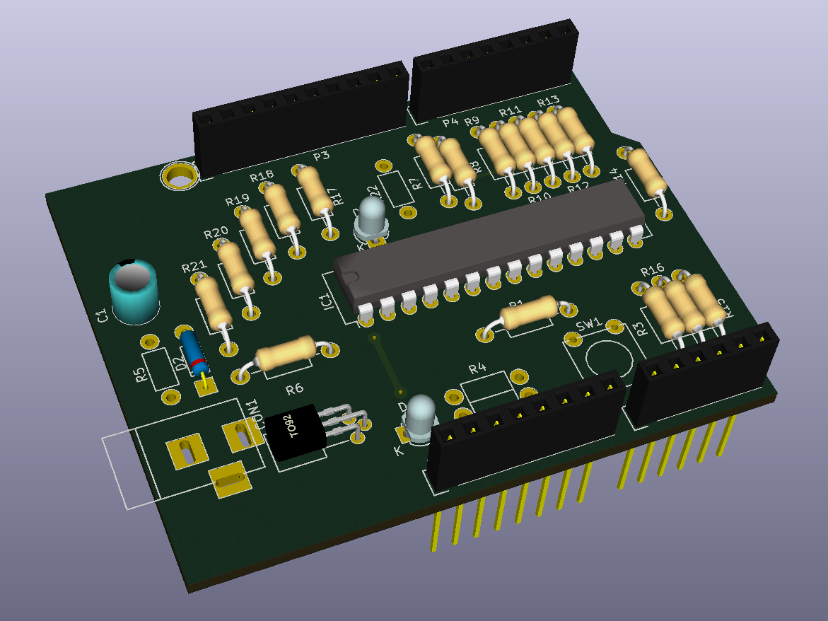 AVR Fuse Rescue Shield Schematics