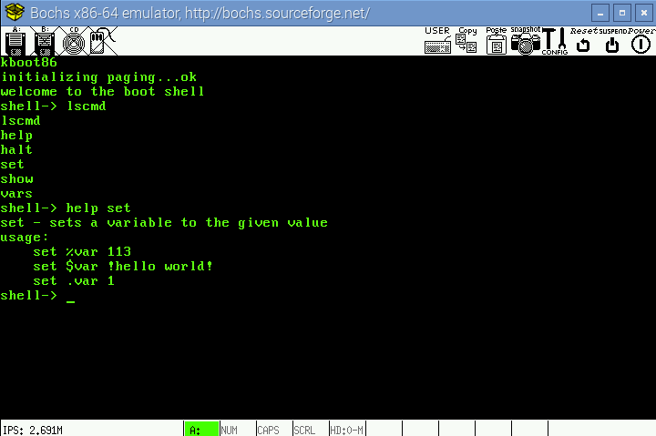 on-Bochs-running kboot86's screenshot