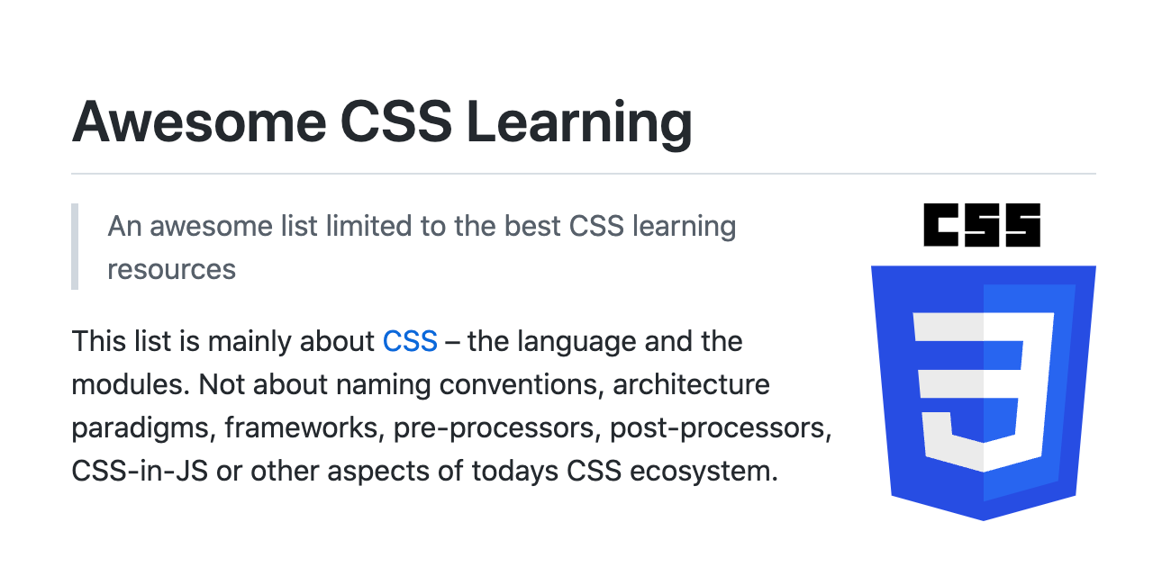 awesome-css-learning