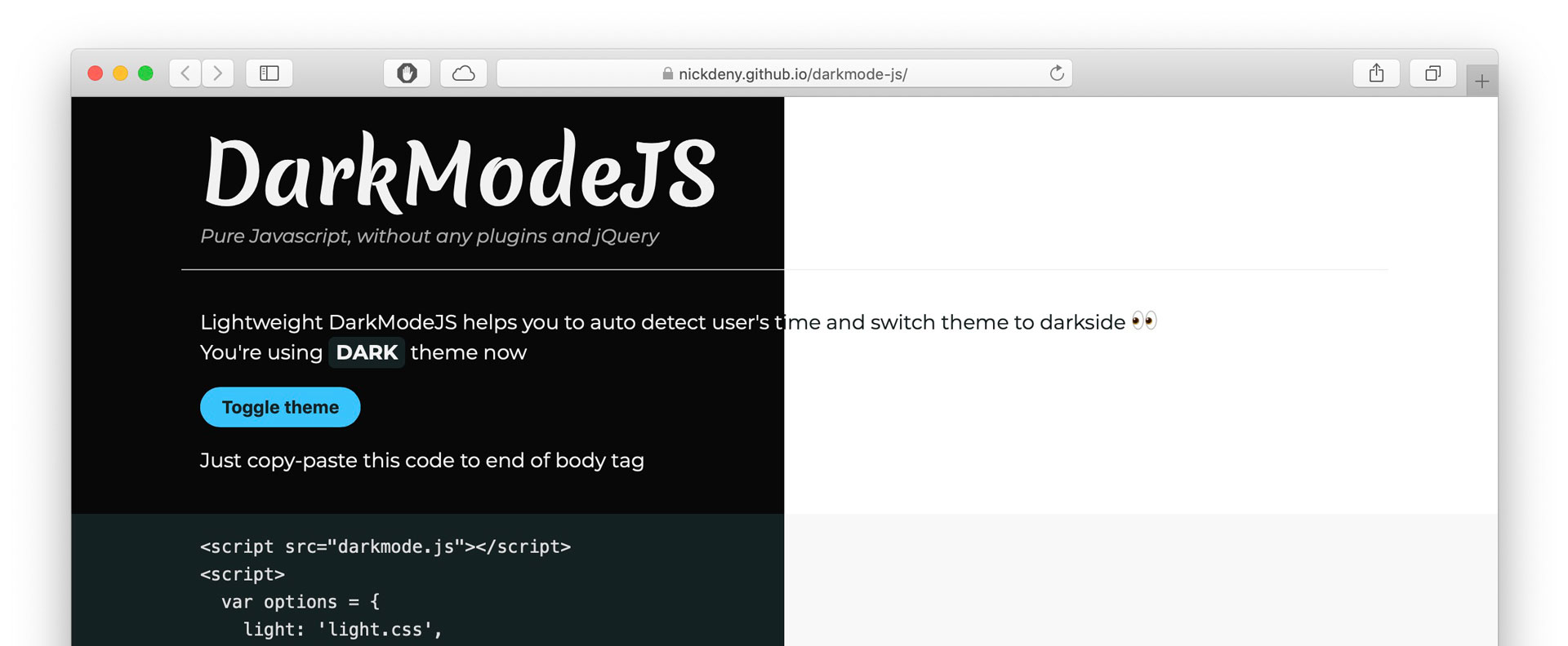 darkmode.js