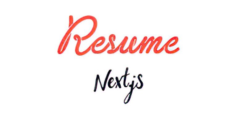 resume-nextjs