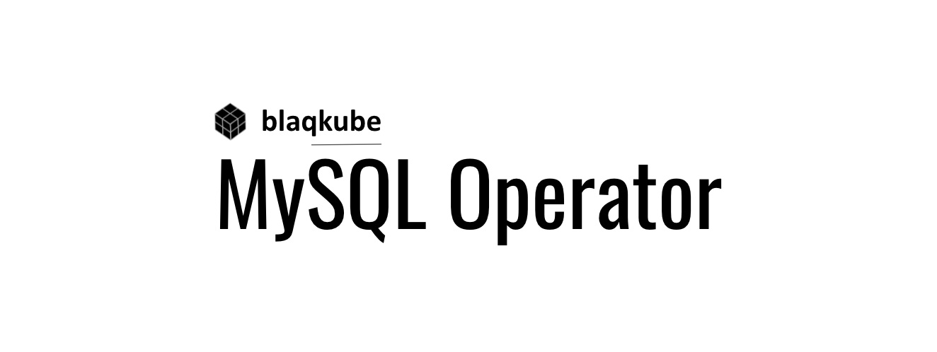 mysql-operator