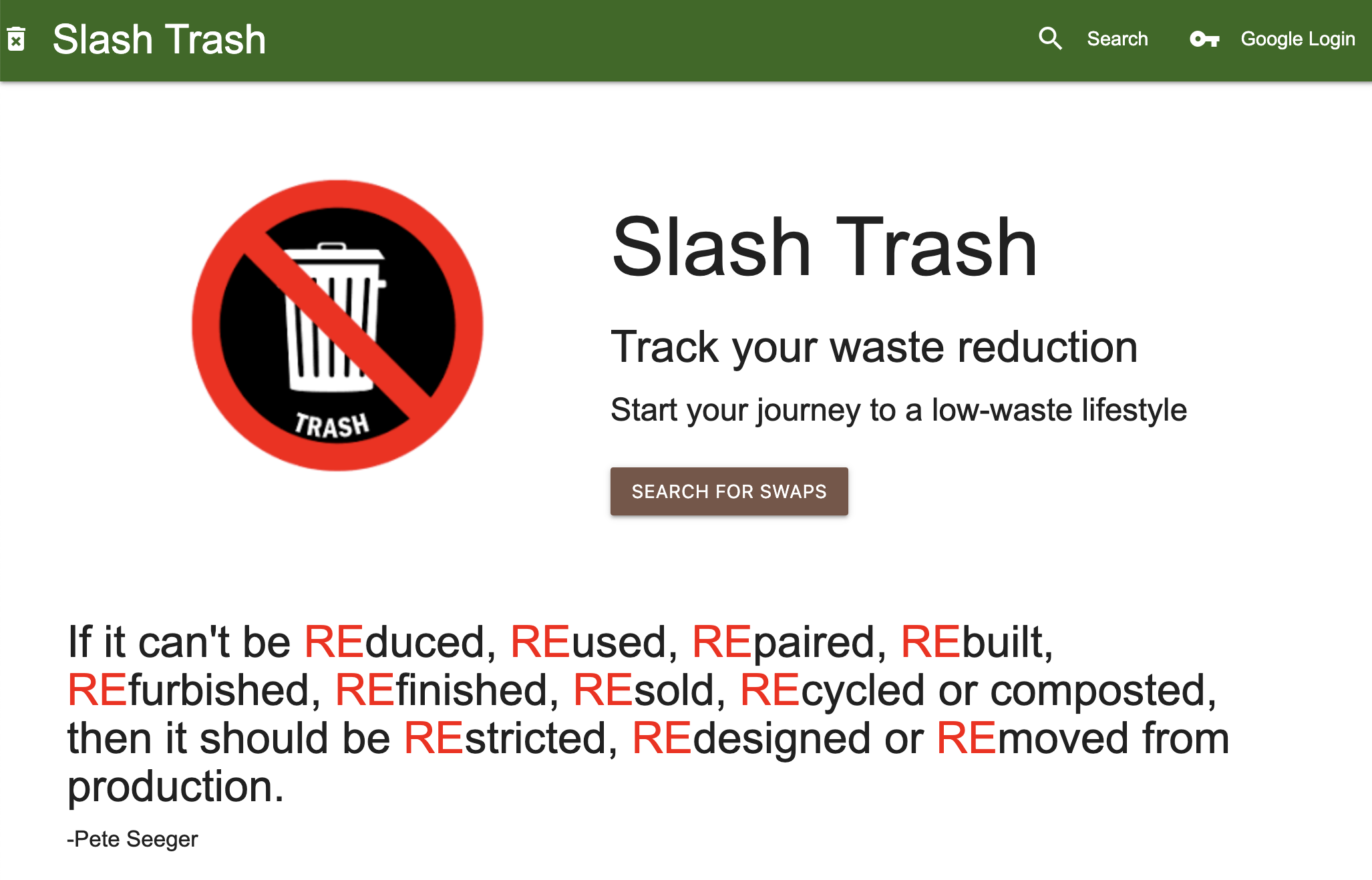 Slash-Trash