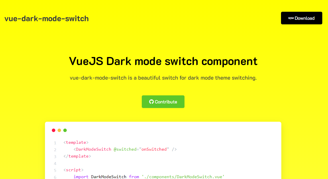 vue-dark-mode-switch