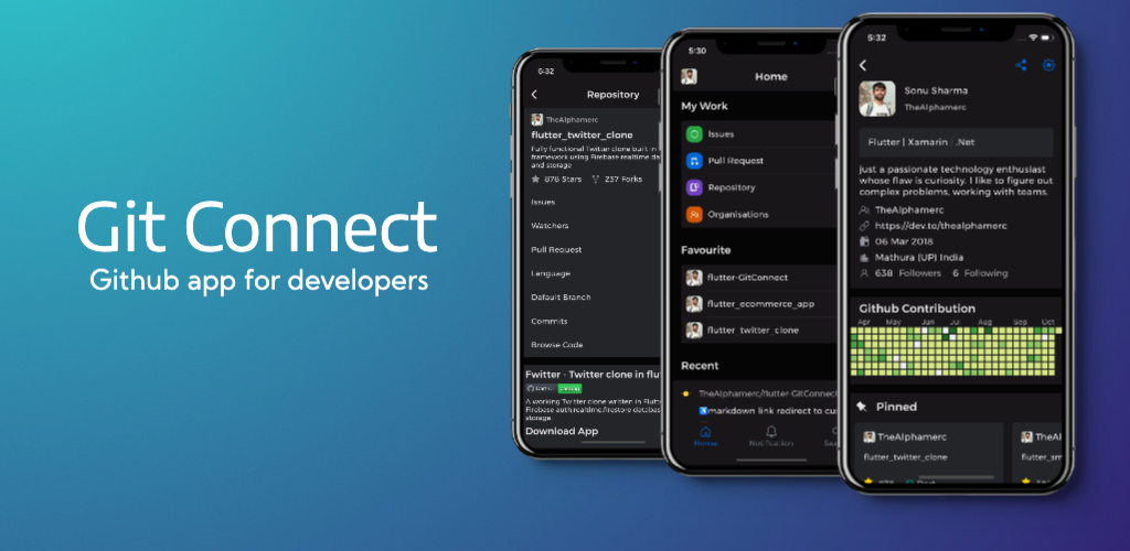 flutter-GitConnect