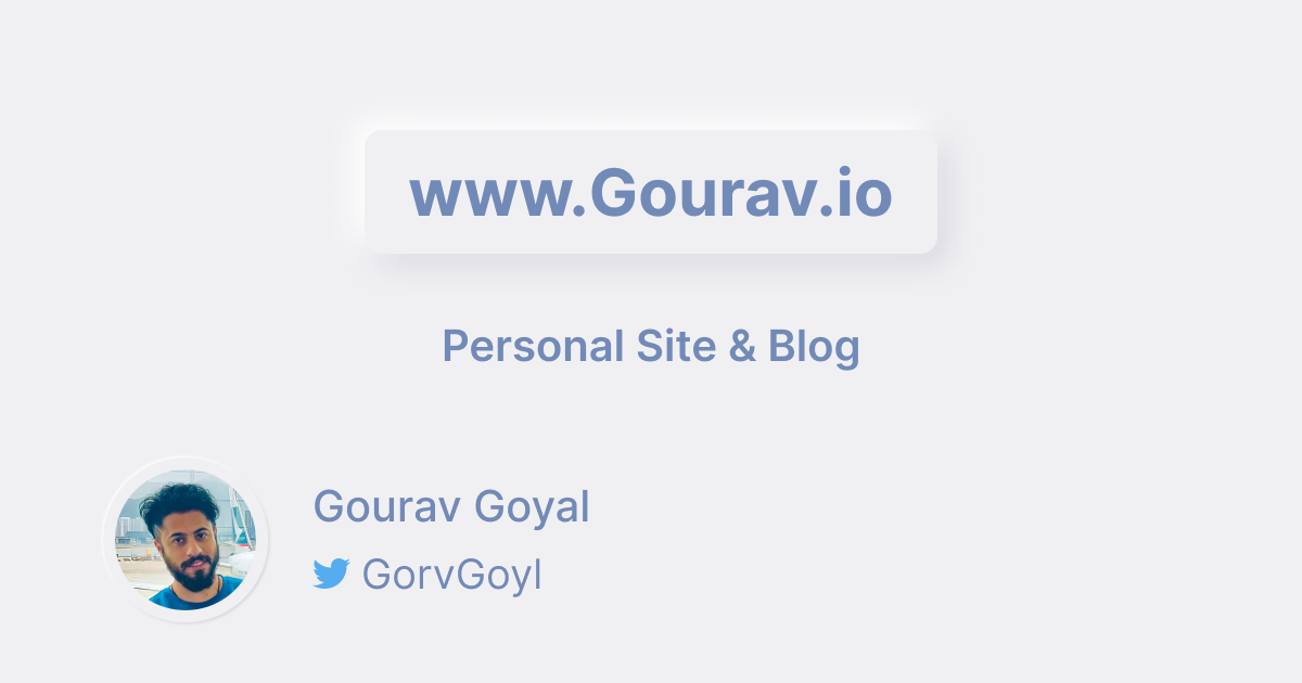 Personal-Site-Gourav.io