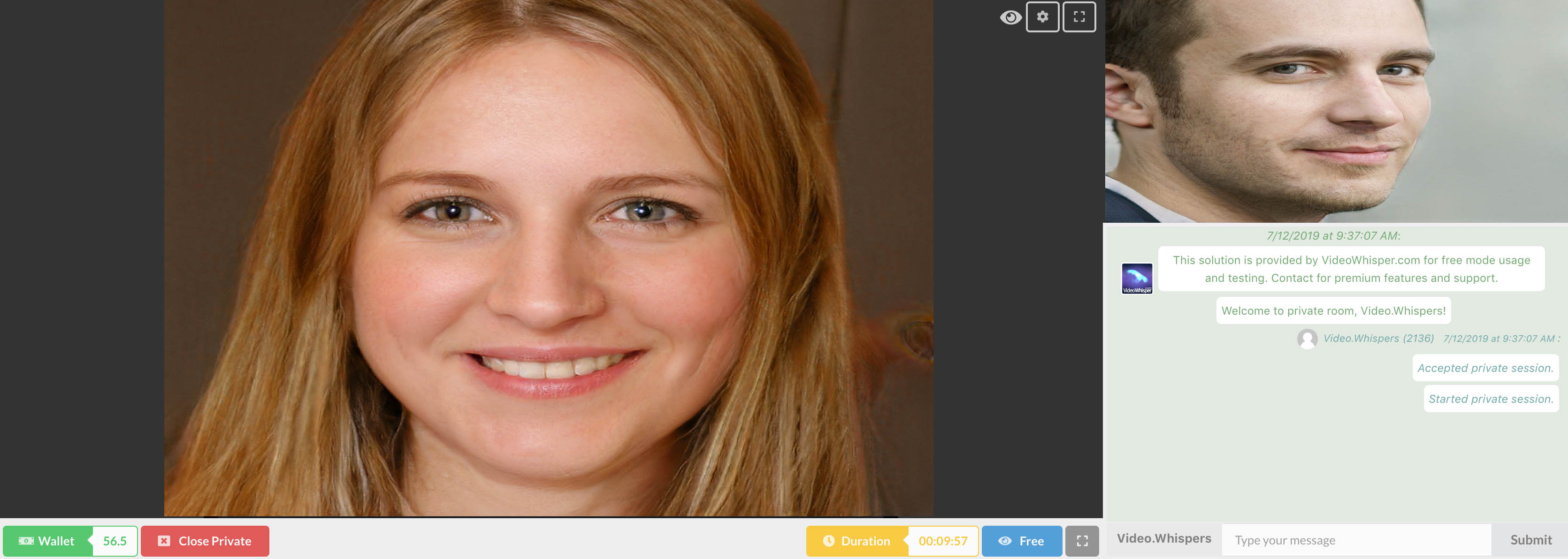 VideoCall-HTML5-Videochat-PHP
