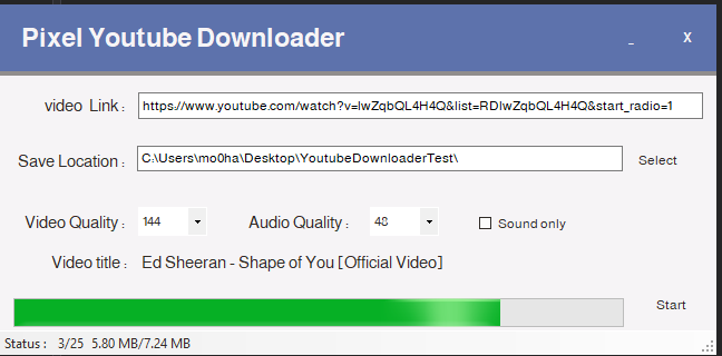 YoutubeDownloader