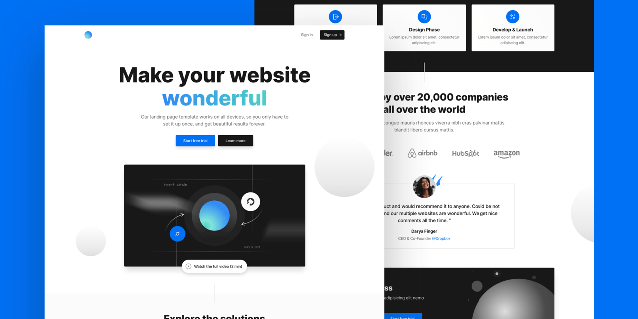 tailwind-landing-page-template
