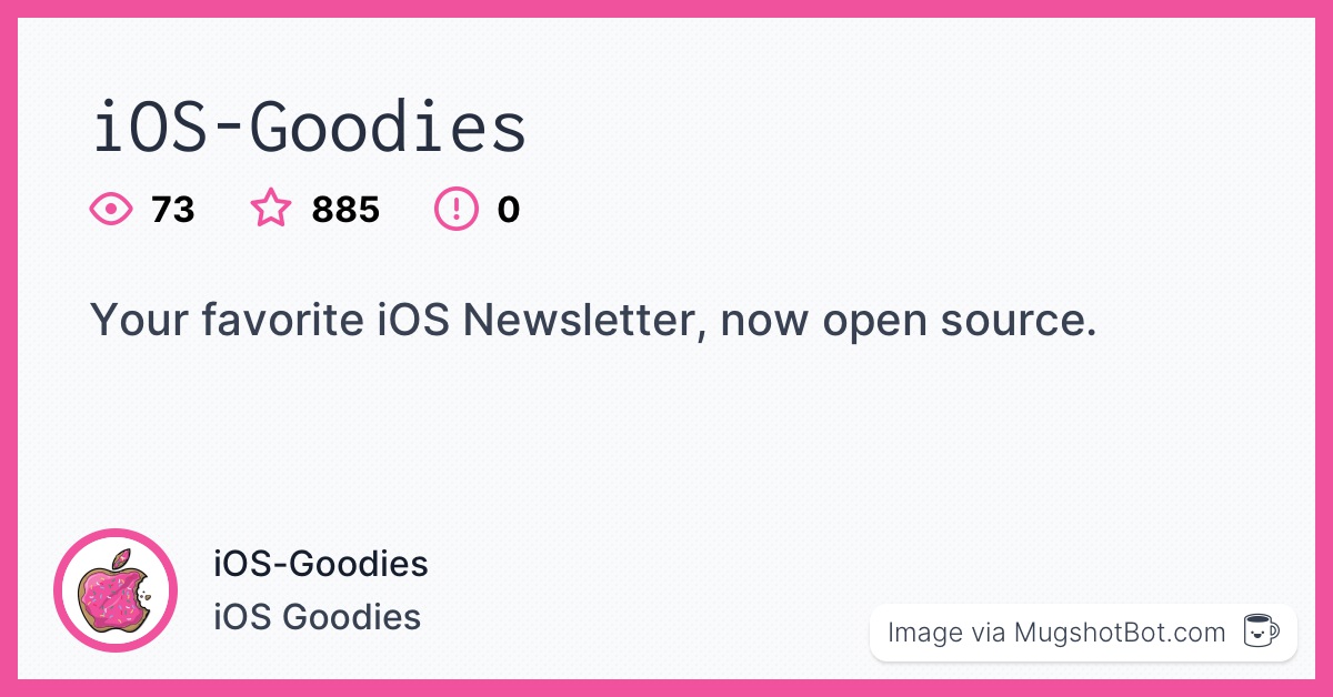 iOS-Goodies