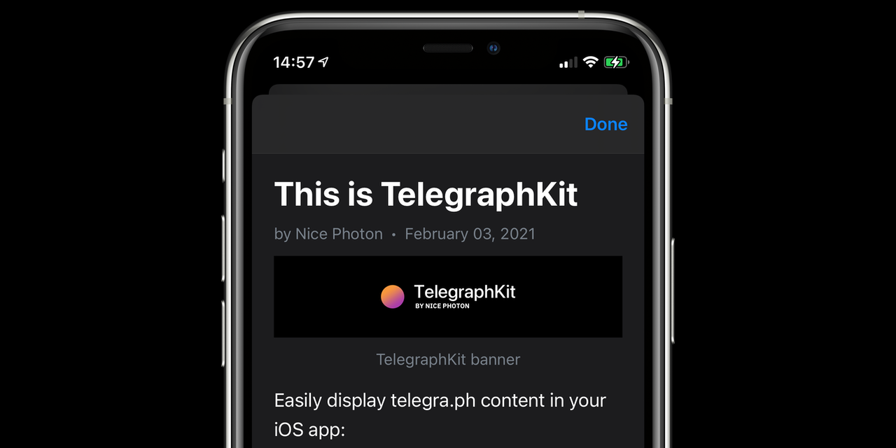 TelegraphKit