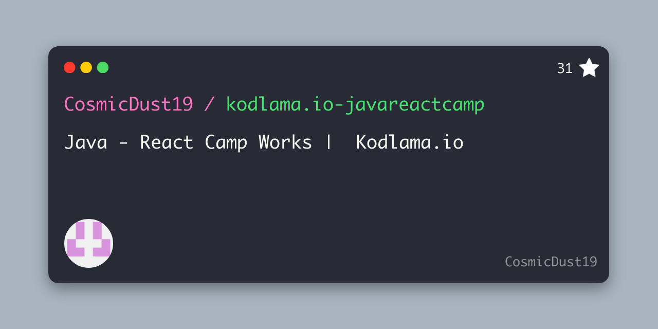 kodlama.io-javareactcamp