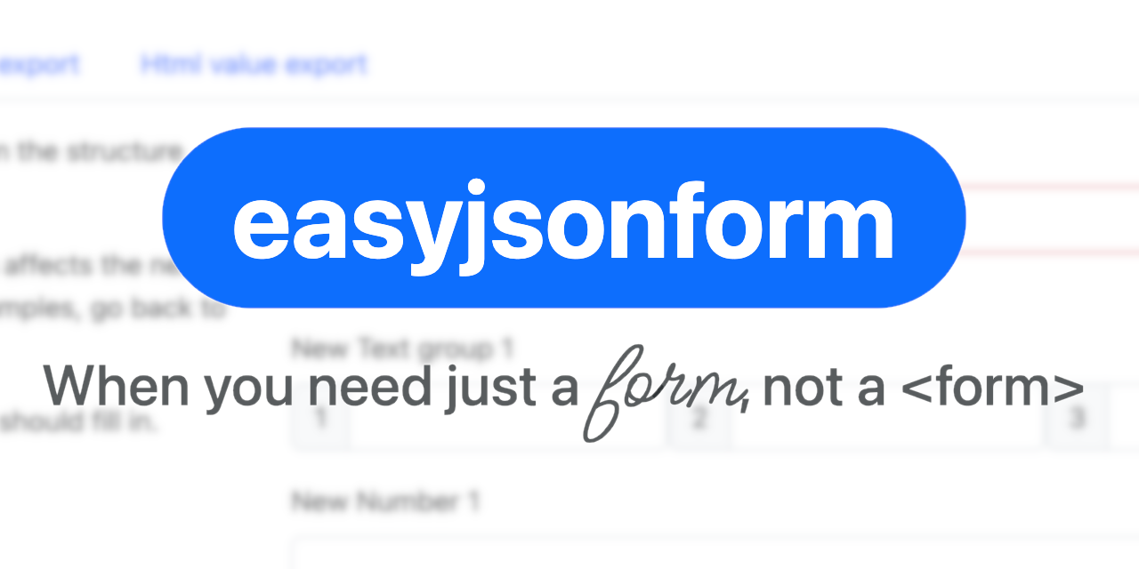 easyjsonform