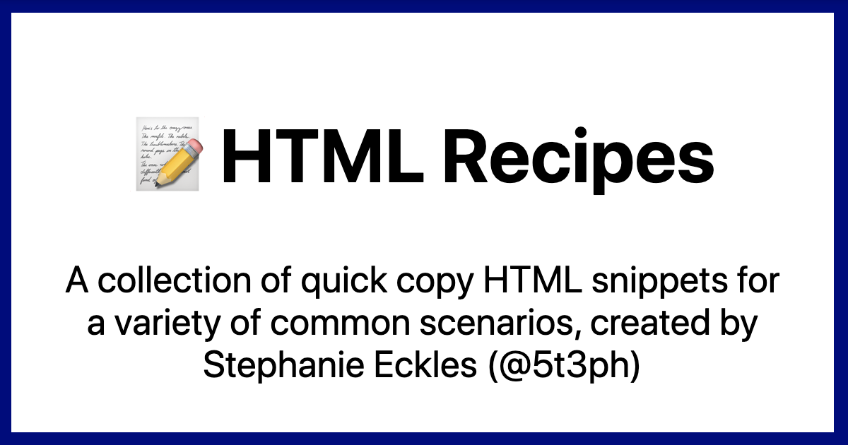 htmlrecipes