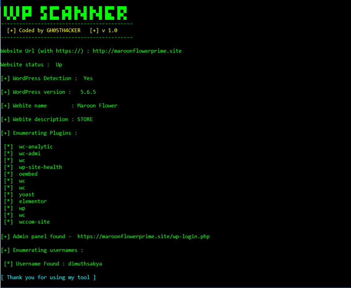 WP_Scanner