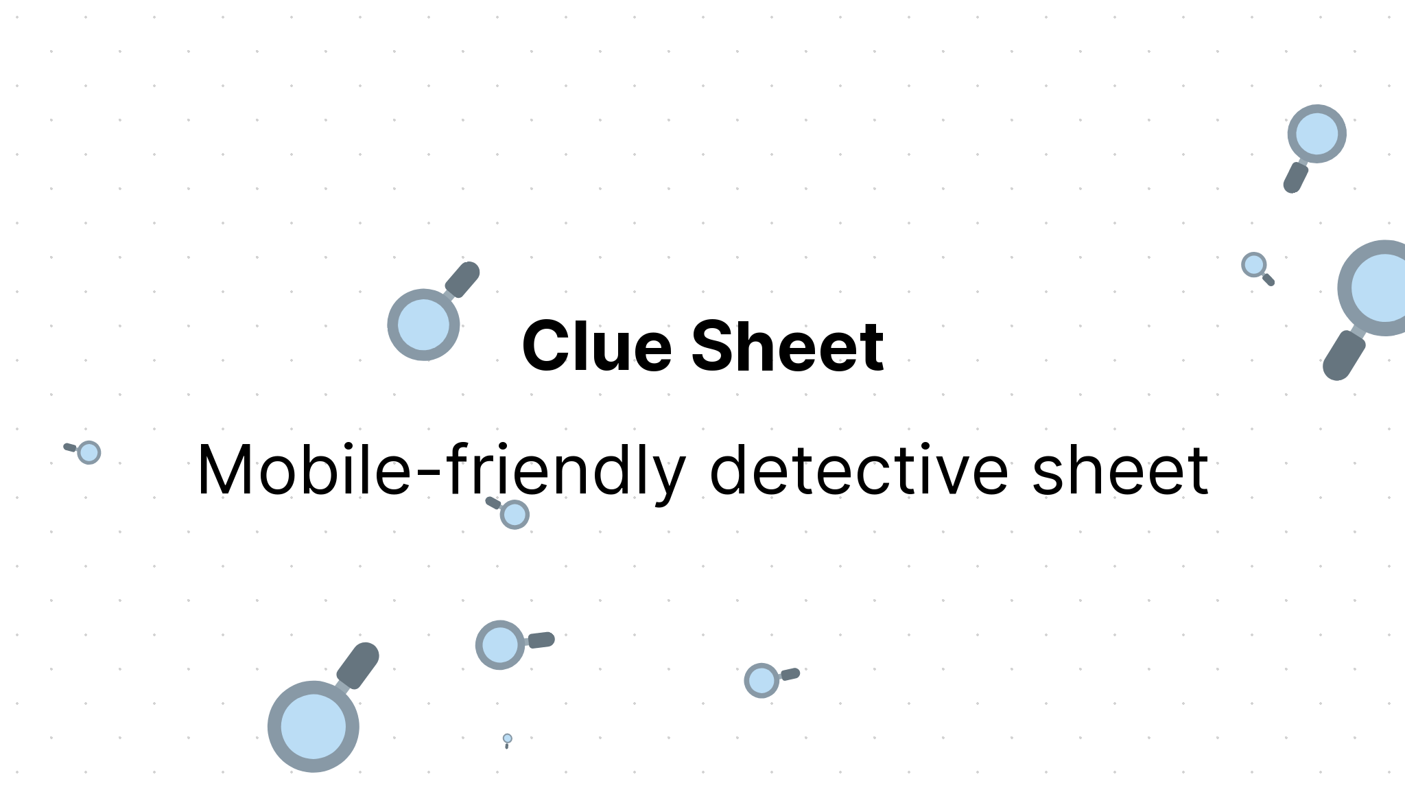 clue-sheet