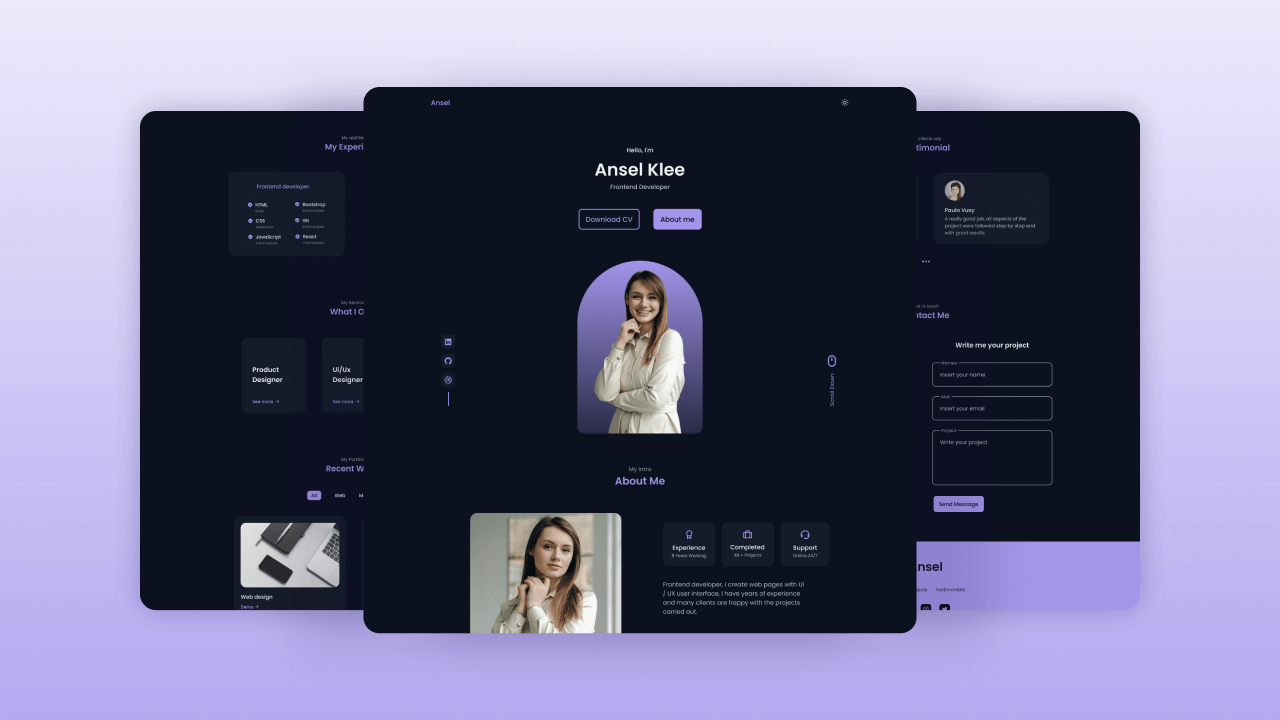 responsive-portfolio-website-Ansel