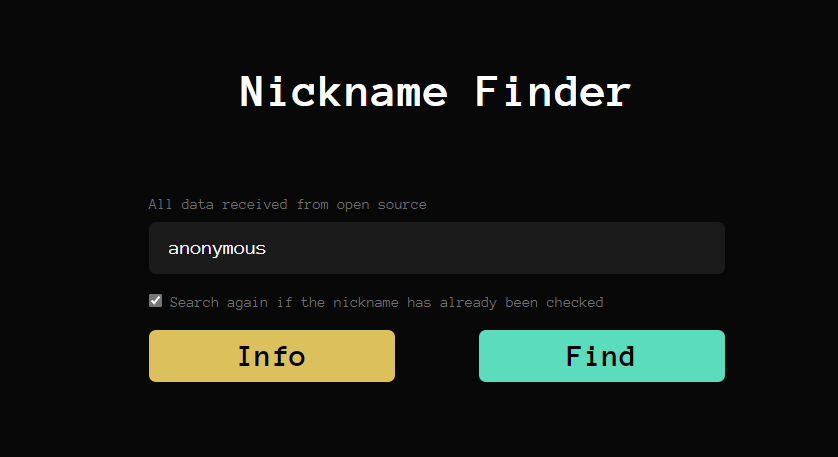 nickname-finder