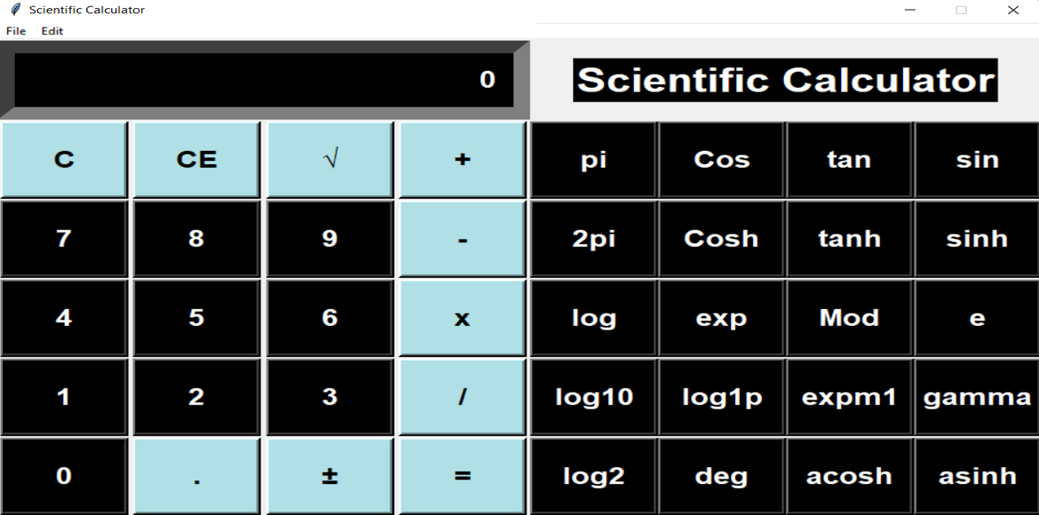 Scientific-Calculator-GUI-using-Python