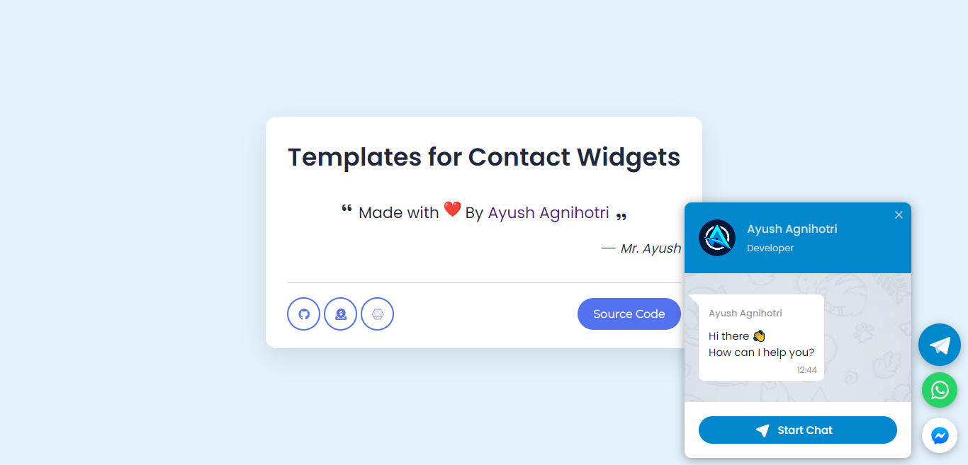 Contact-Widgets