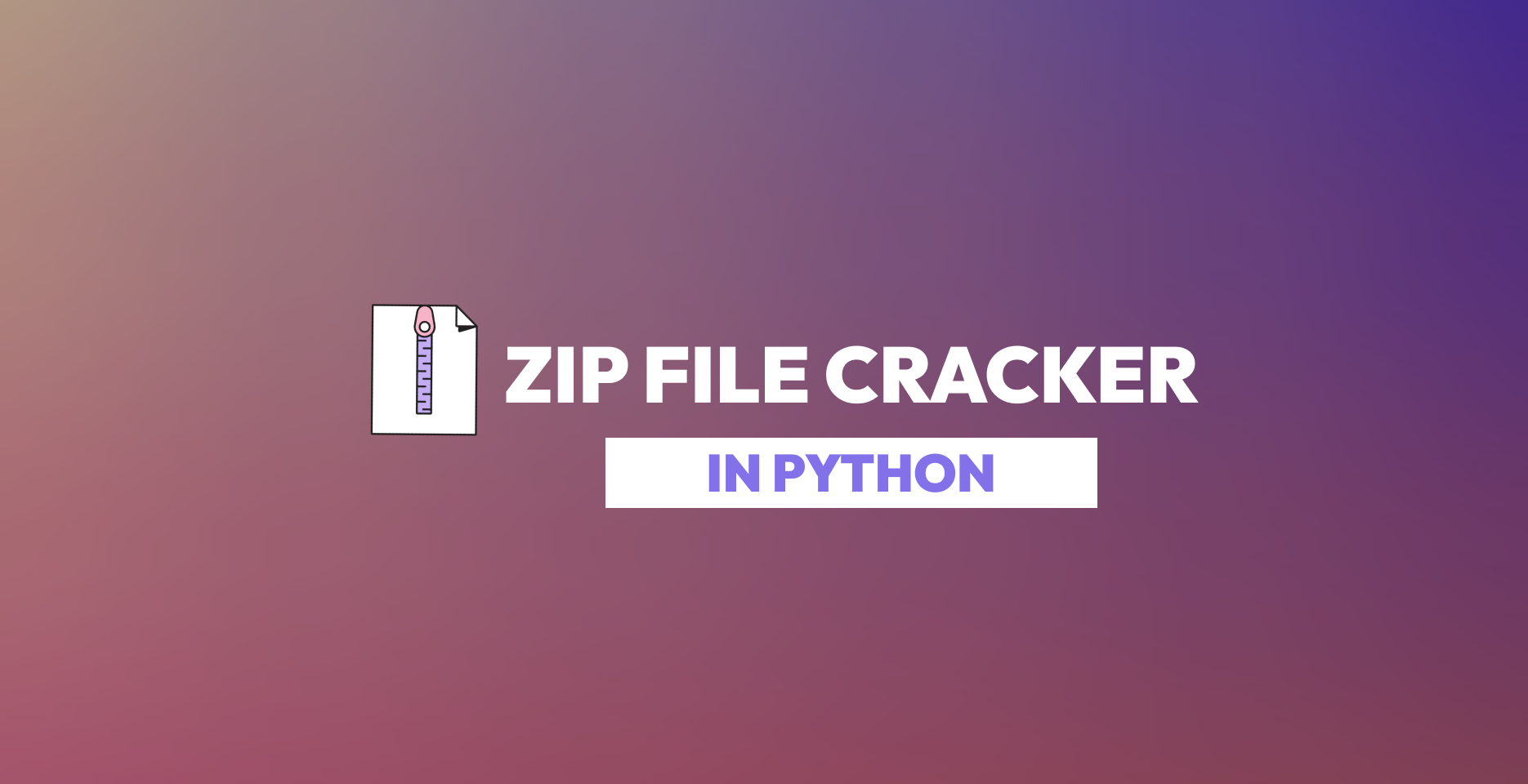 python-zip-cracker