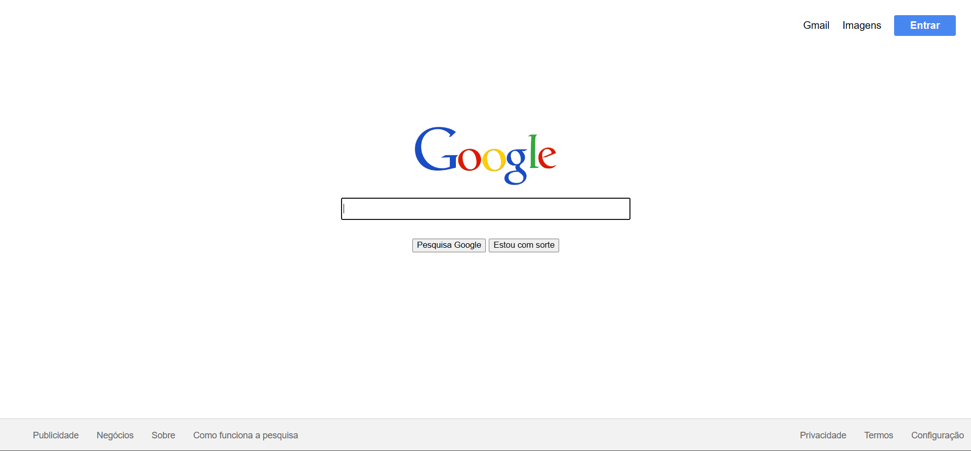 Google-Homepage