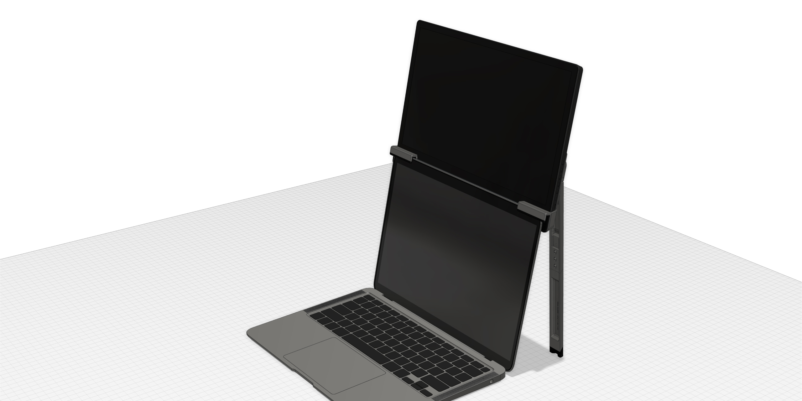 Vertical-External-Monitor-Mount-for-Laptop