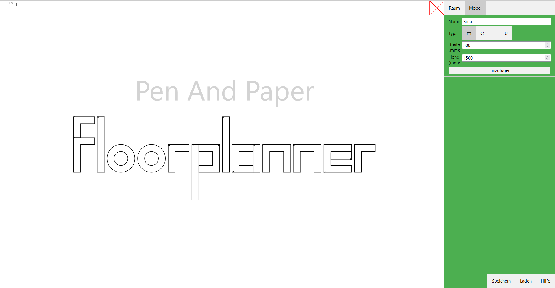 PenAndPaperFloorplanner