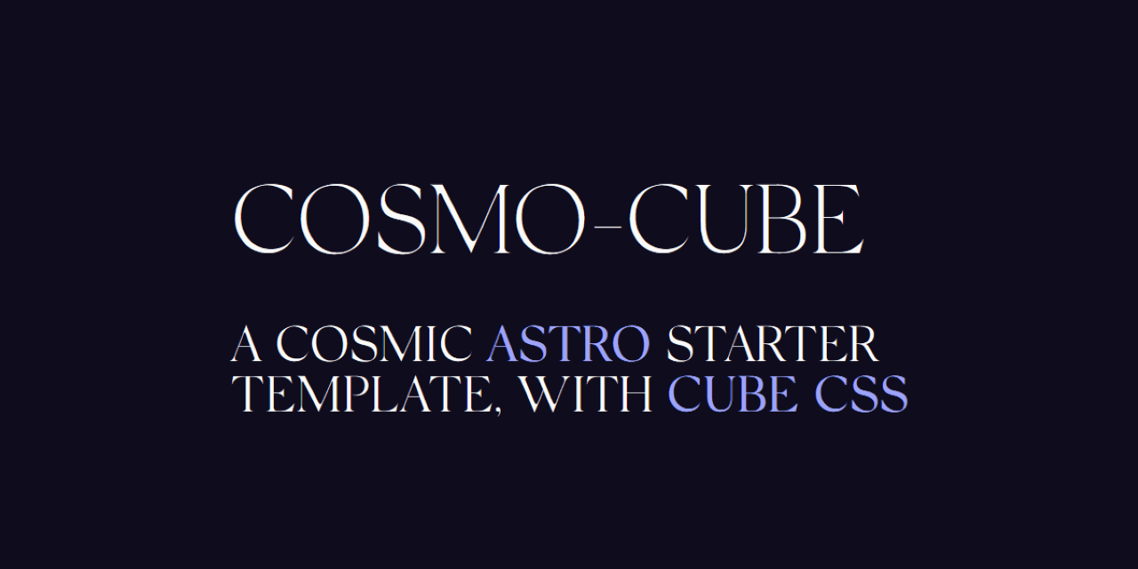 cosmo-cube