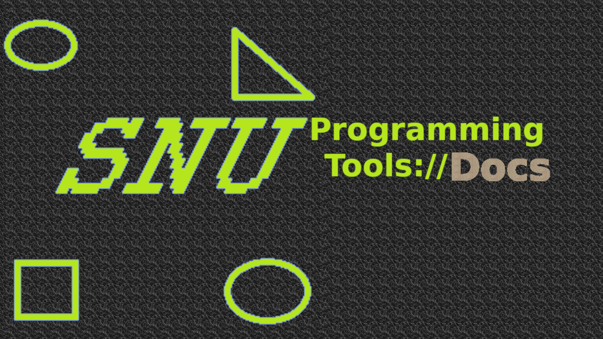 SNU_ProgrammingTools_Docs