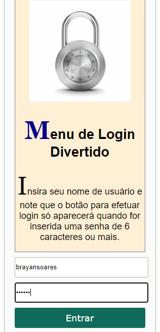 Menu-Login