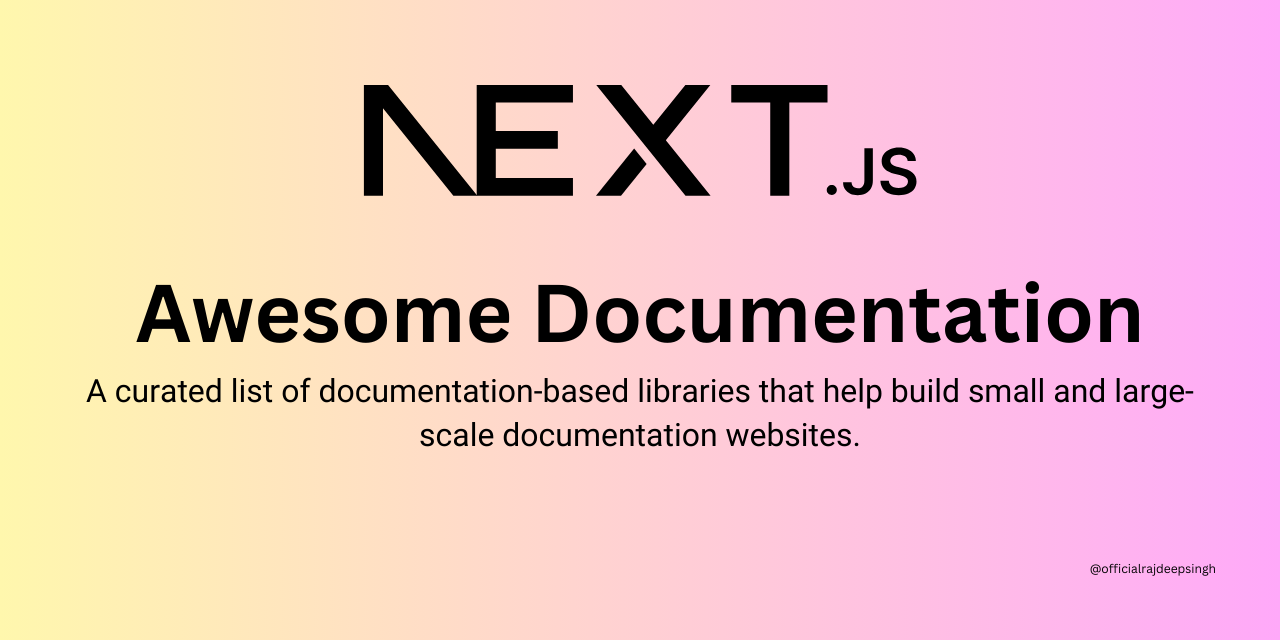 awesome-documentation