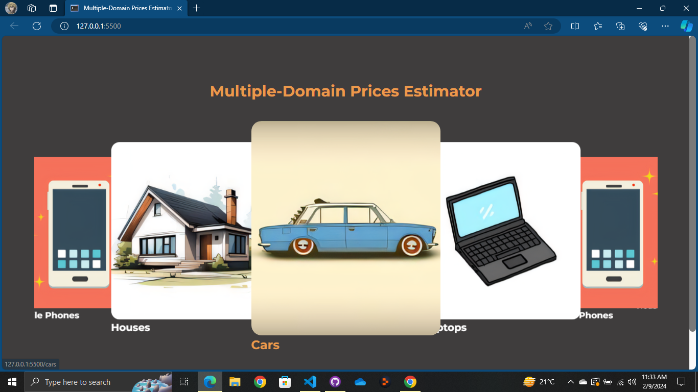 Multi-domain-price-estimator