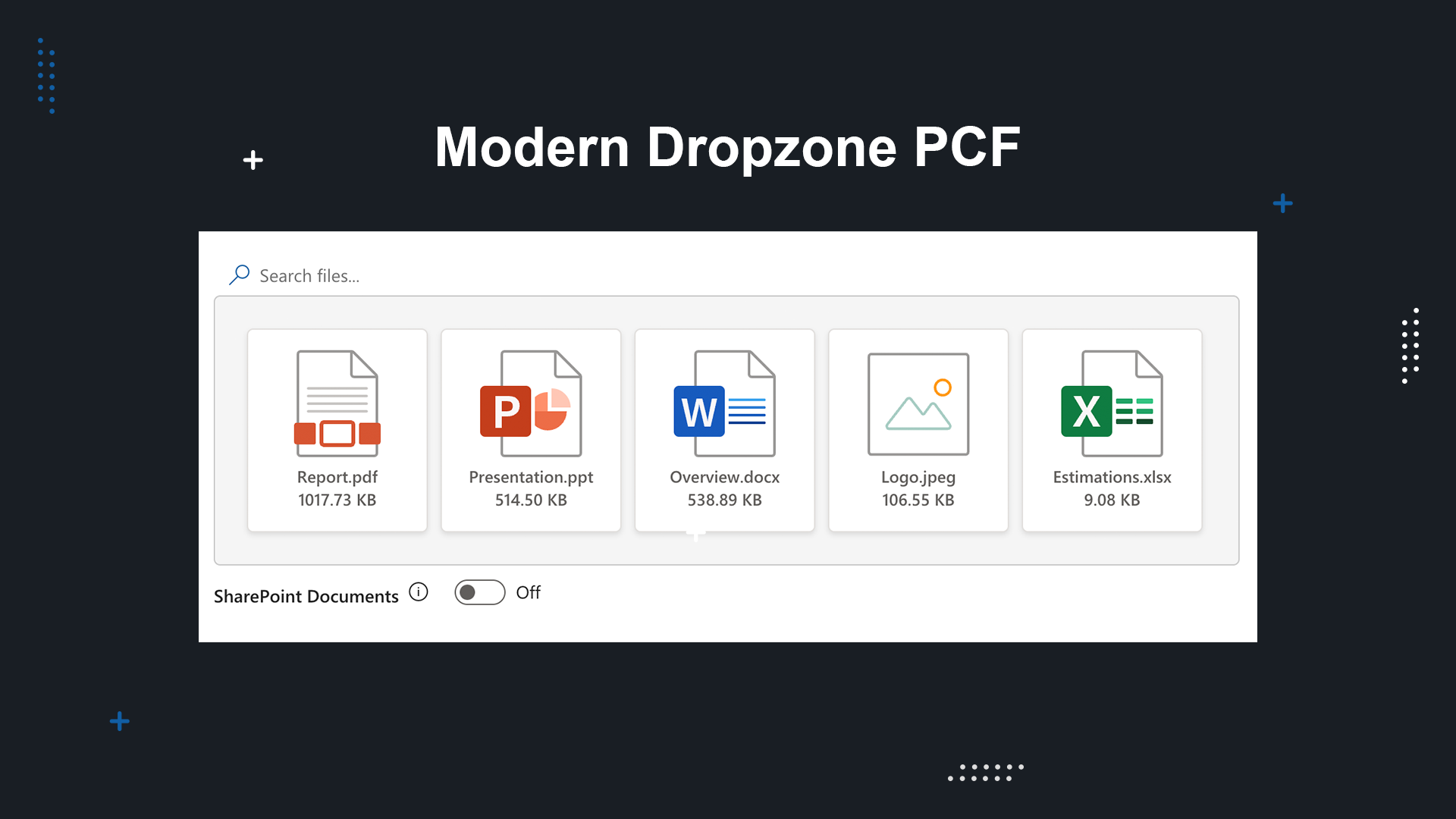 Modern-Dropzone-PCF