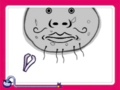 A Hair Vegetable in WarioWare Gold