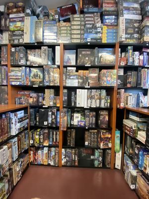 Photo of Around the Table Game Pub - Lynnwood, WA, US. a large collection of board games